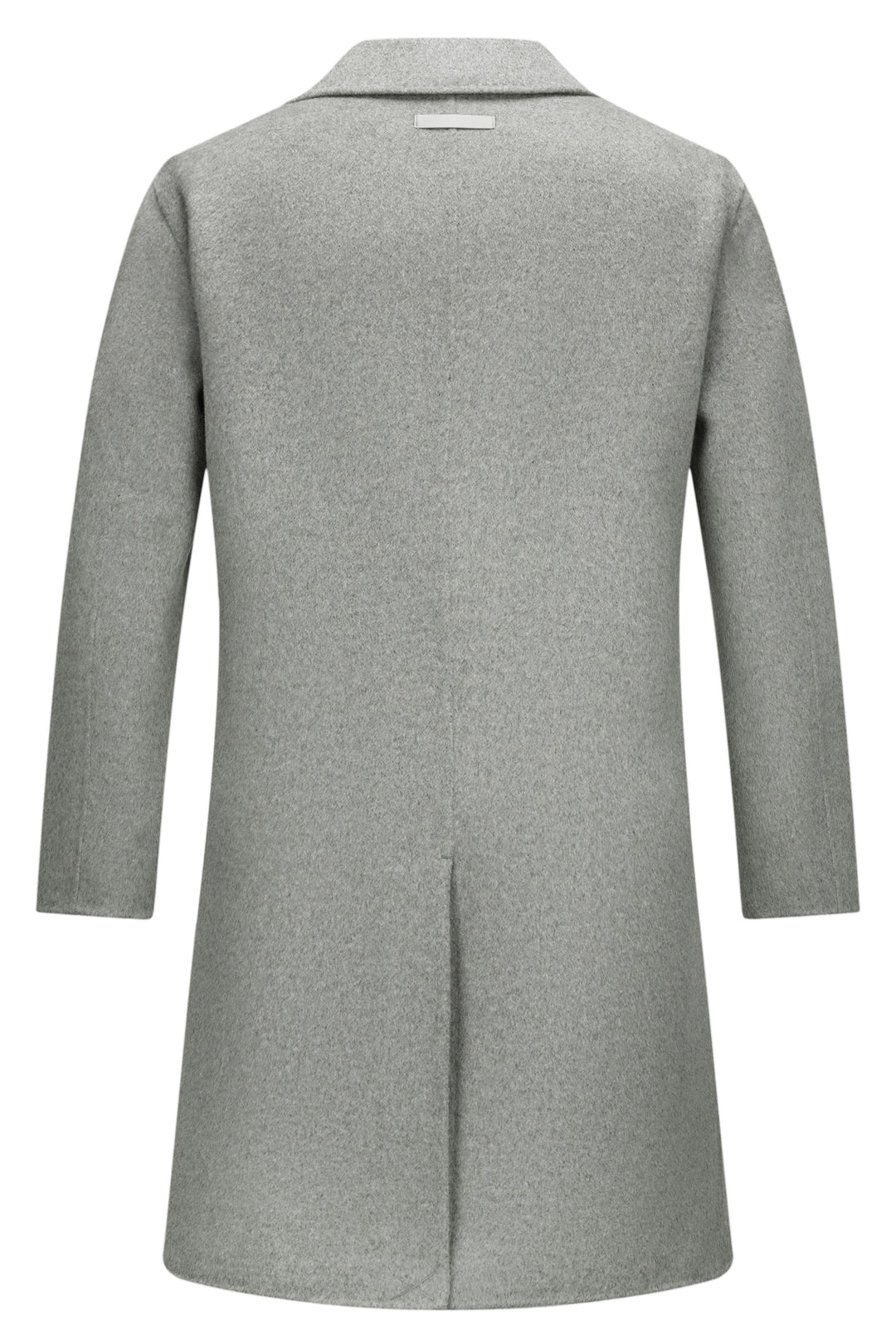 Light Grey Double-Breasted Coat