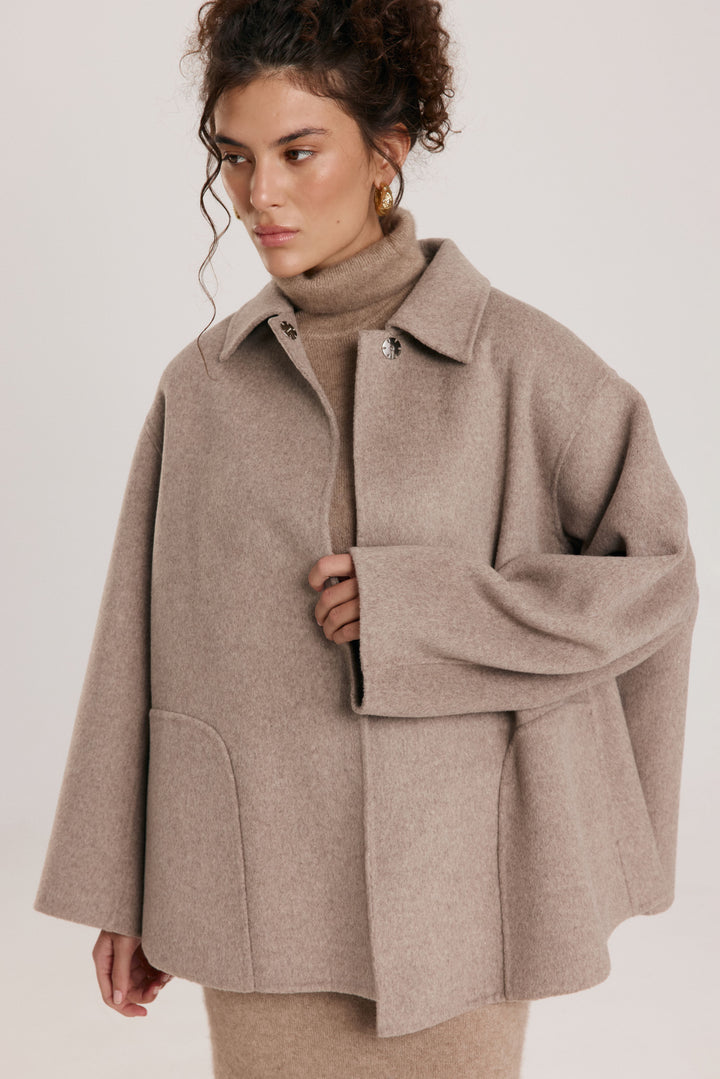 Thigh-Length Coat