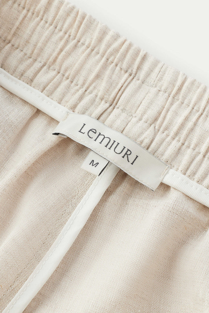 Wadi Linen Drawstring Trousers