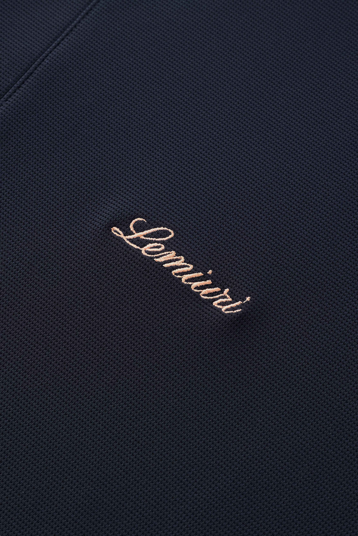 Soren Silk-Linen Contrast Polo