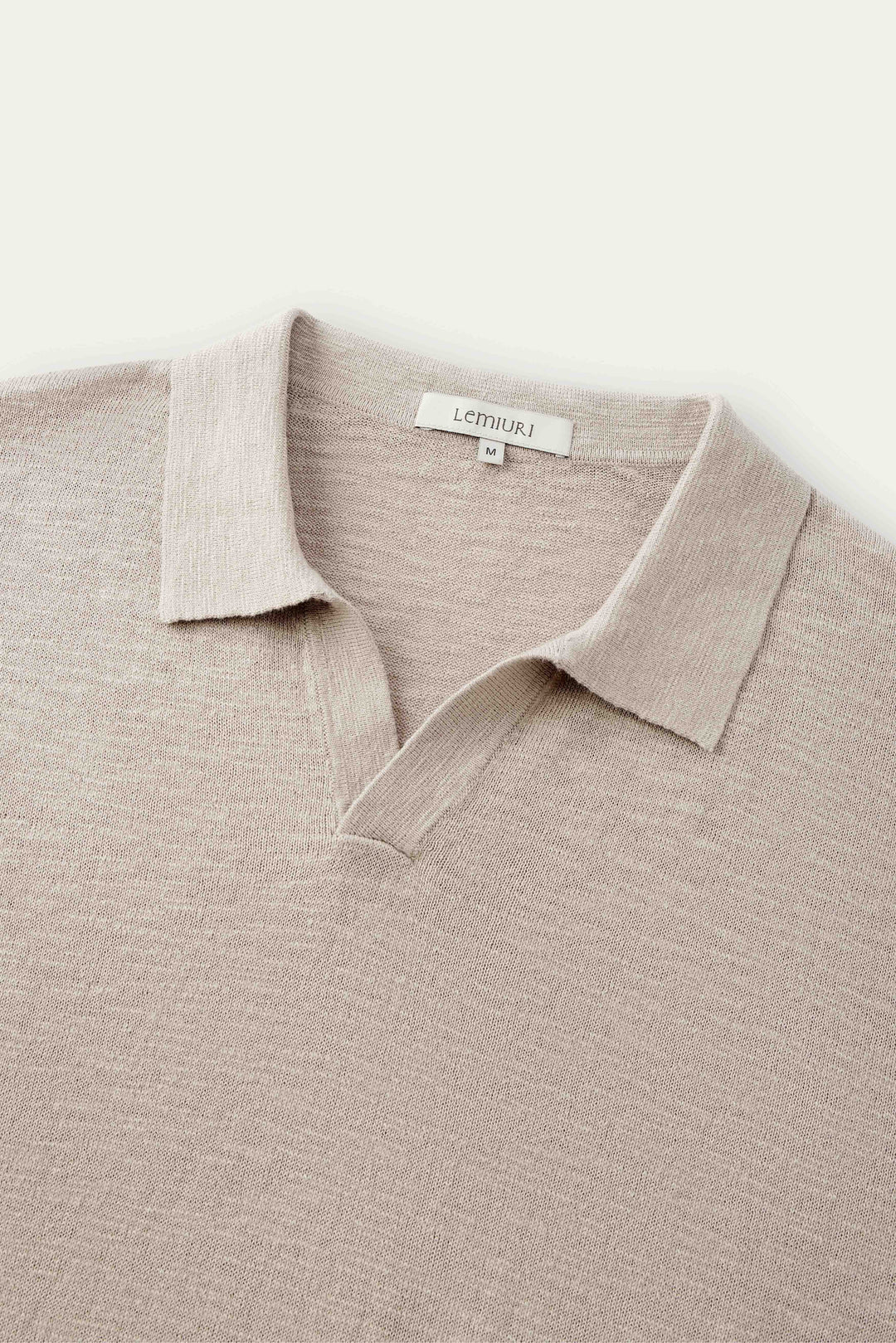 Rimal Linen-Cotton Knit Polo Shirt