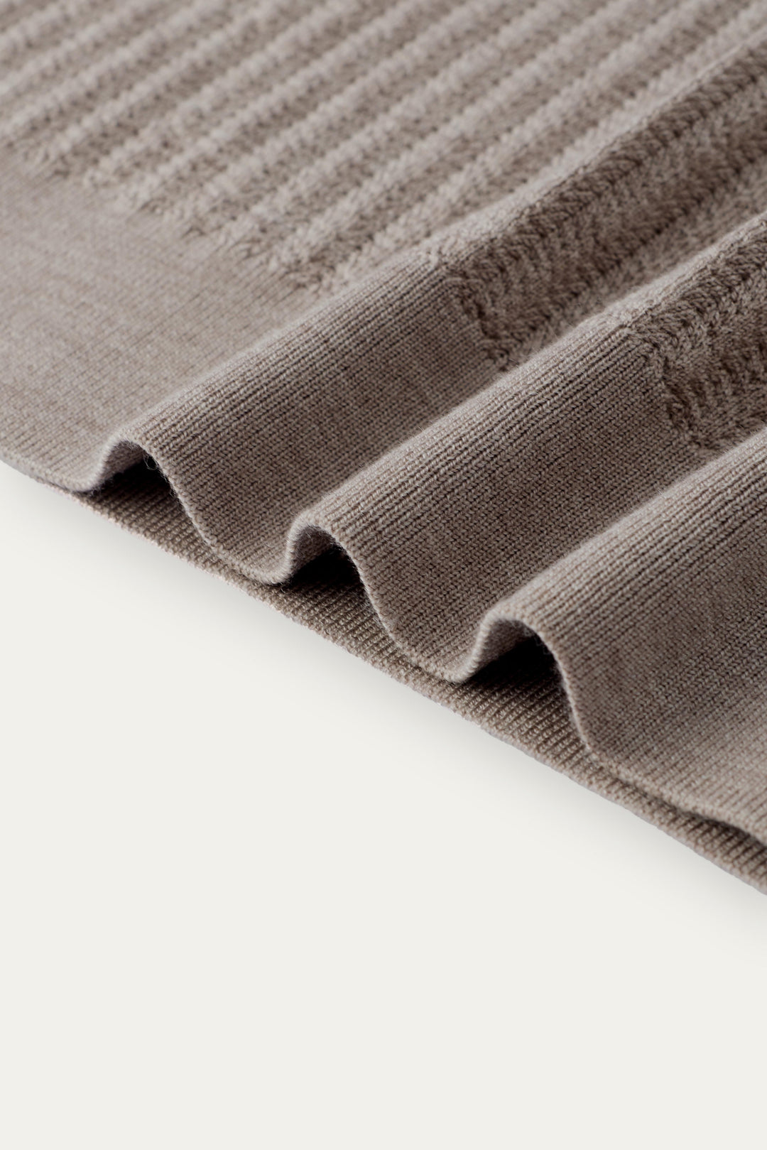 Dune Pointelle Wool Polo