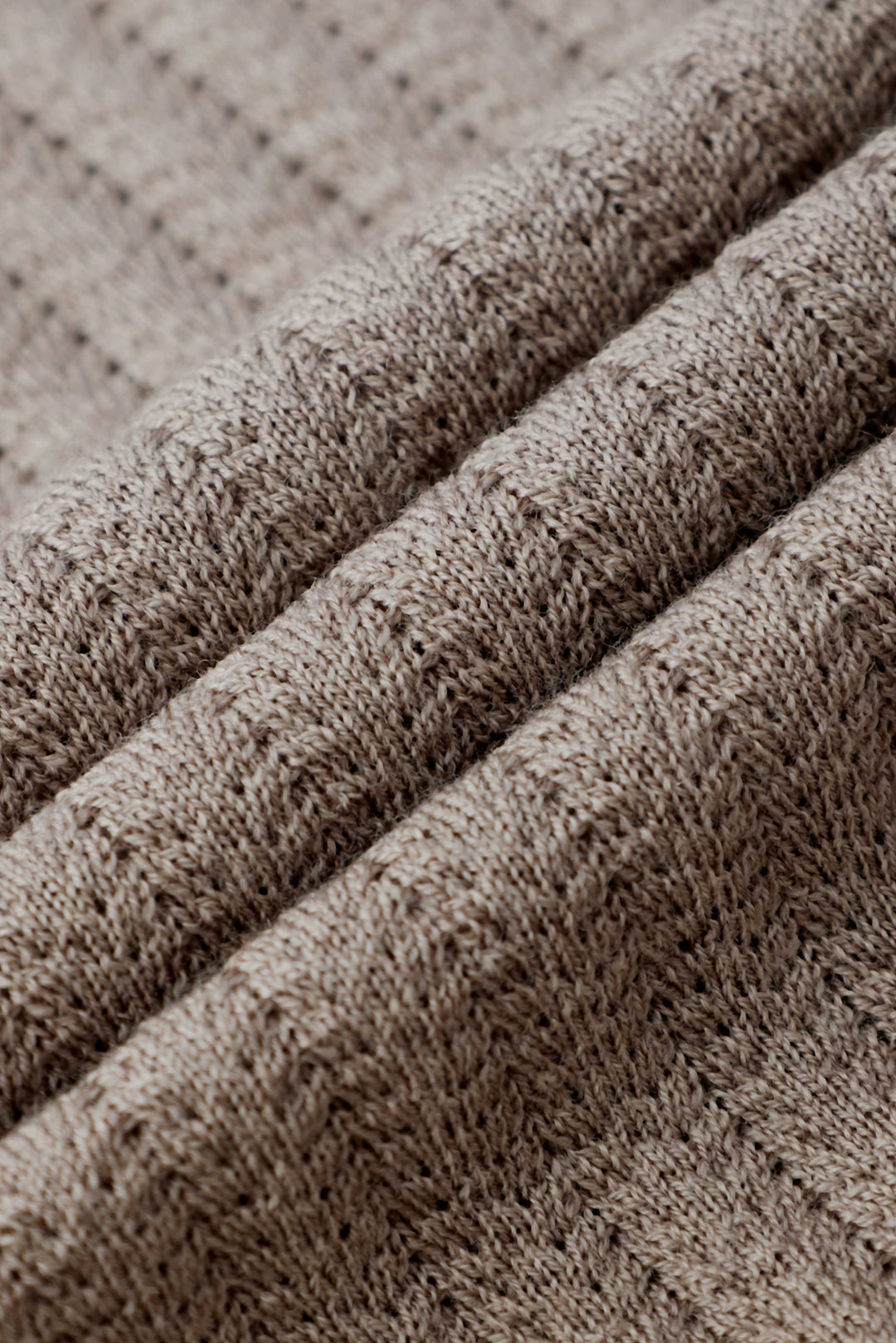 Dune Pointelle Wool Polo