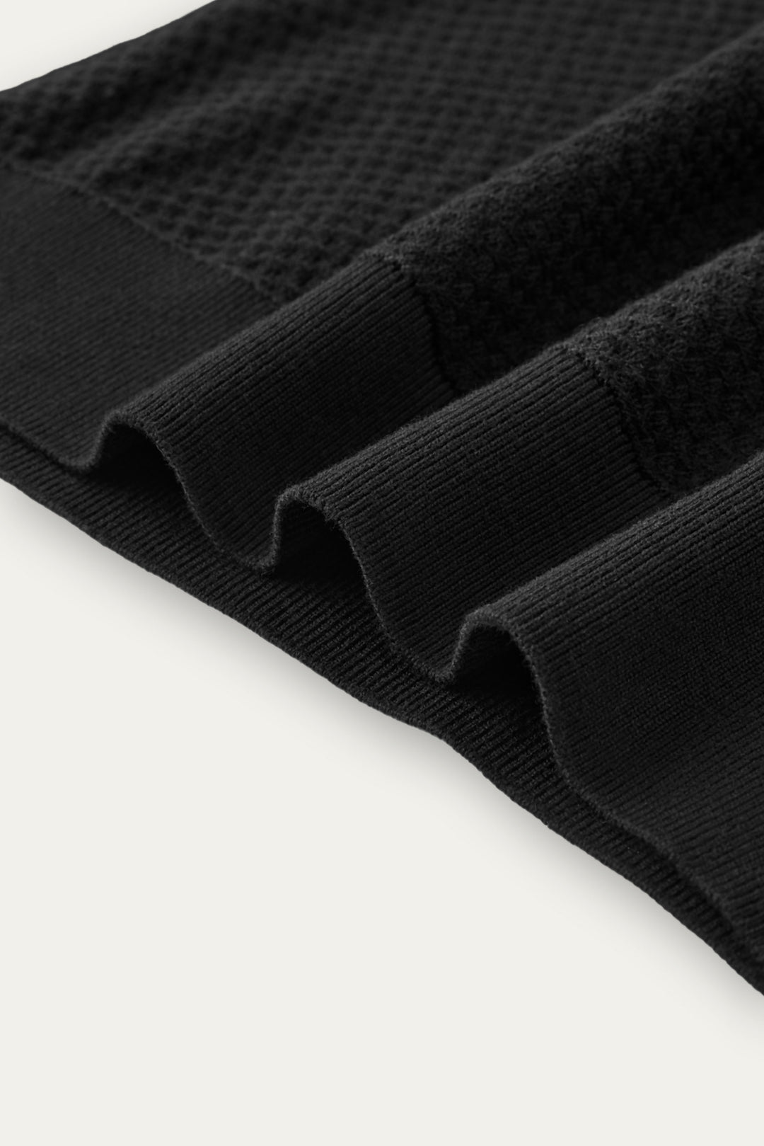 Madar Textured Open-Collar Polo Shirt