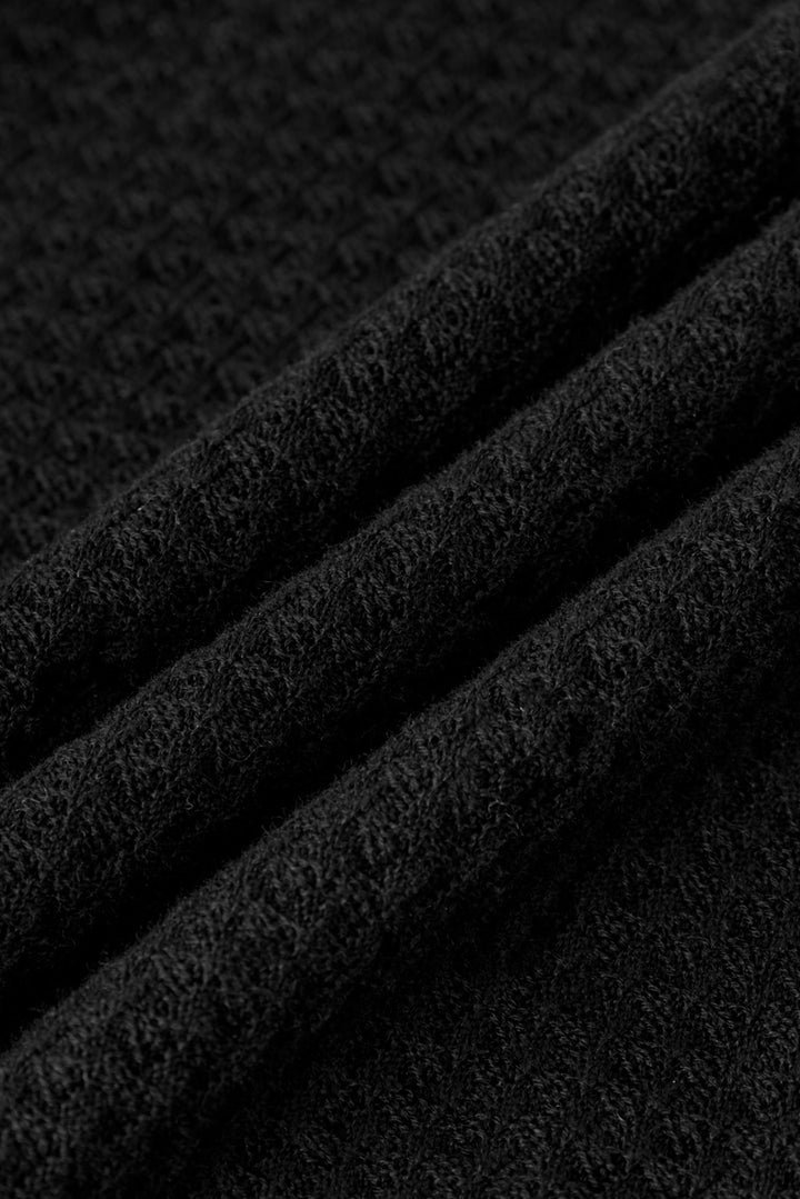 Madar Textured Open-Collar Polo Shirt