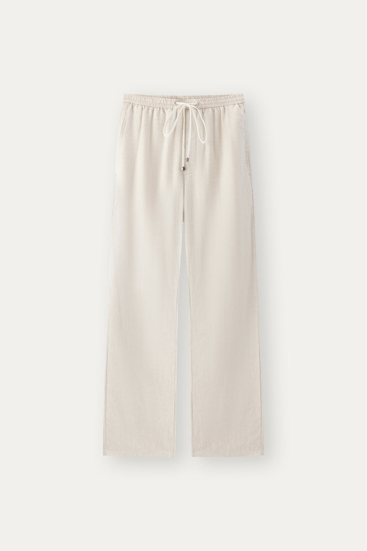 Wadi Linen Drawstring Trousers