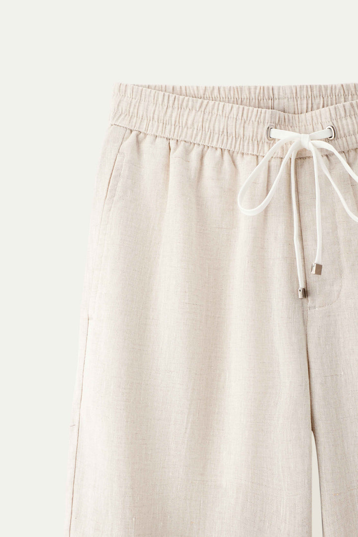 Wadi Linen Drawstring Trousers