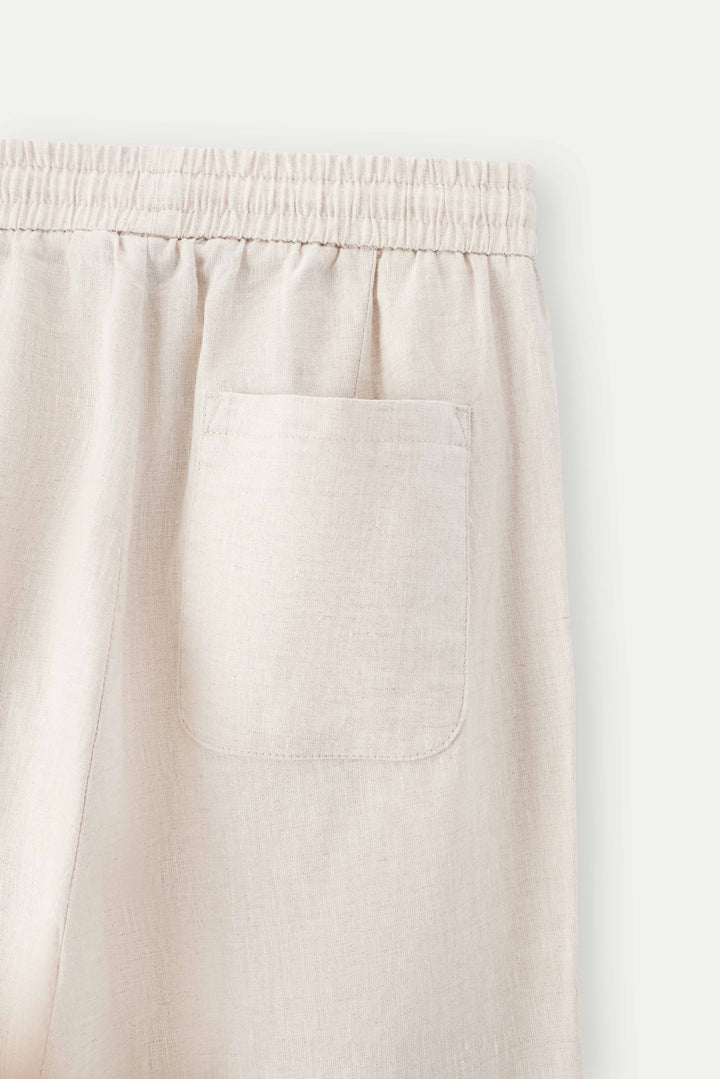 Wadi Linen Drawstring Trousers