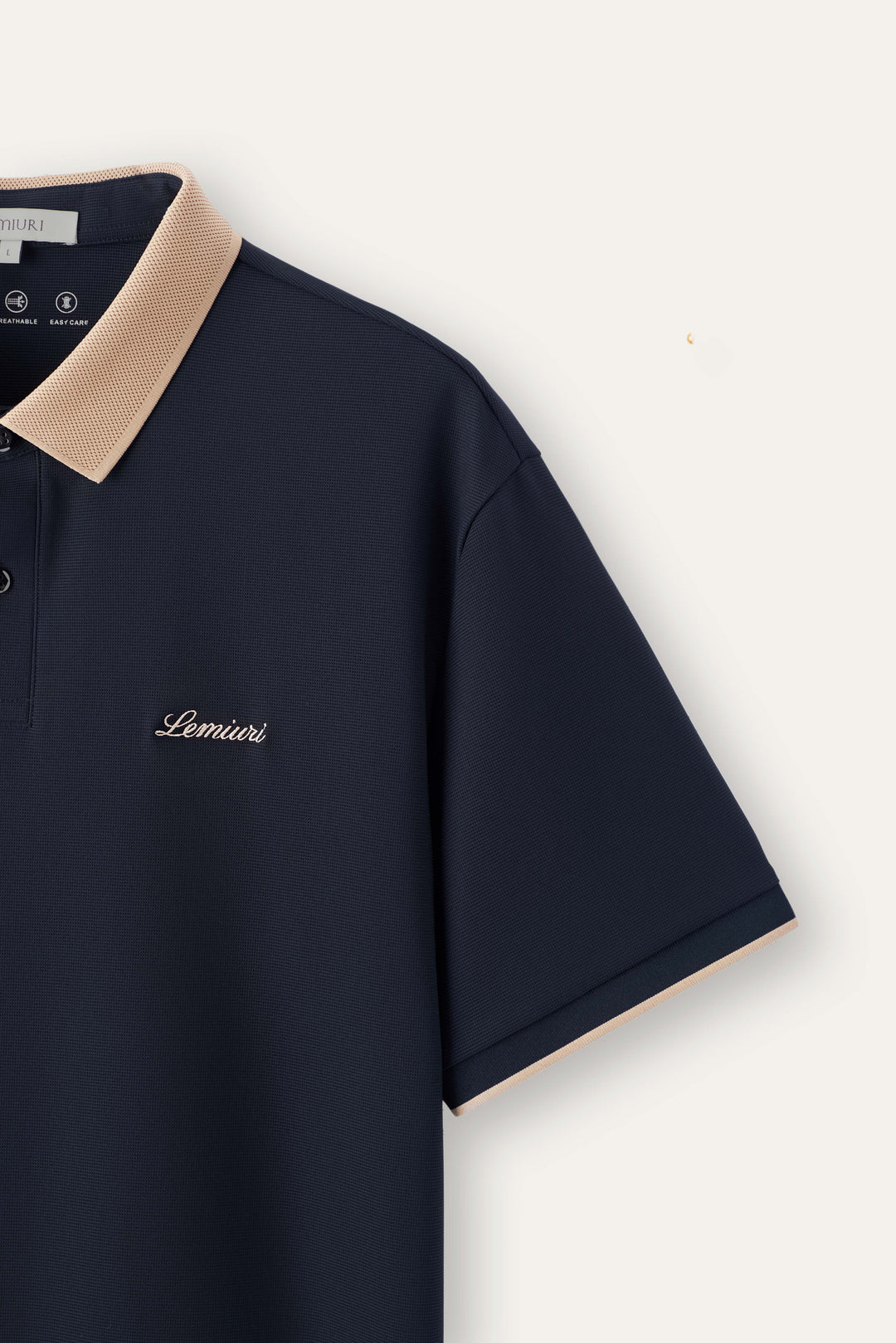 Soren Silk-Linen Contrast Polo