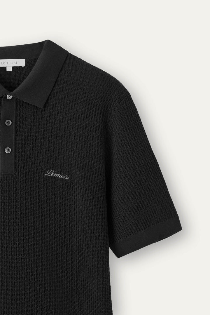Sidr Textured Polo Shirt