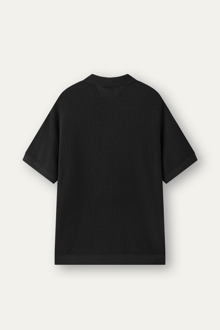 Sidr Textured Polo Shirt
