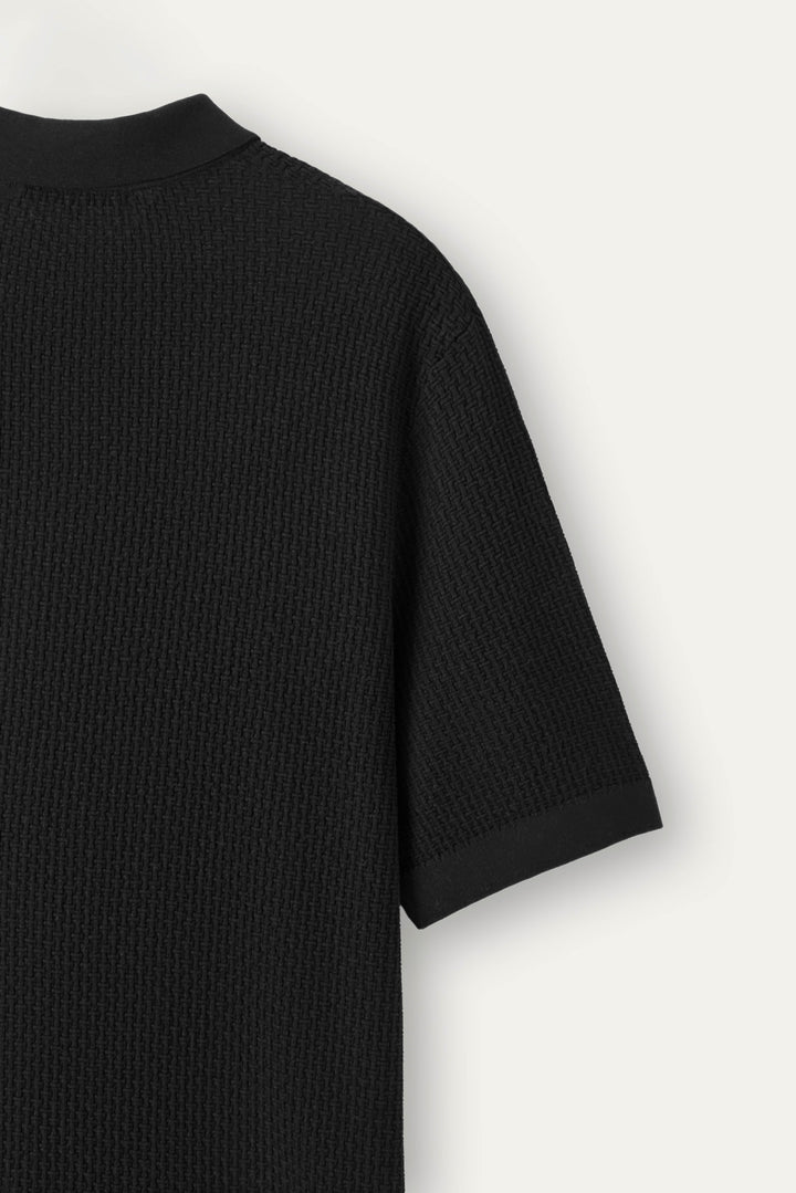 Sidr Textured Polo Shirt