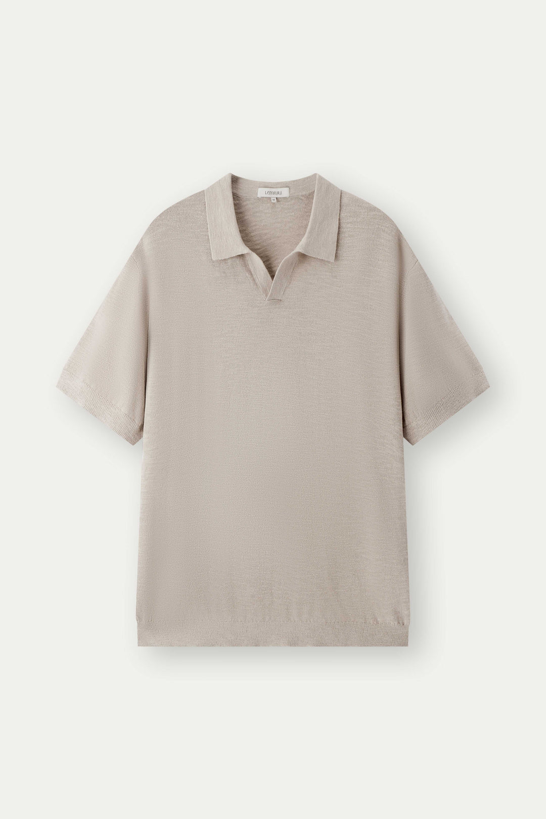 Rimal Linen-Cotton Knit Polo Shirt