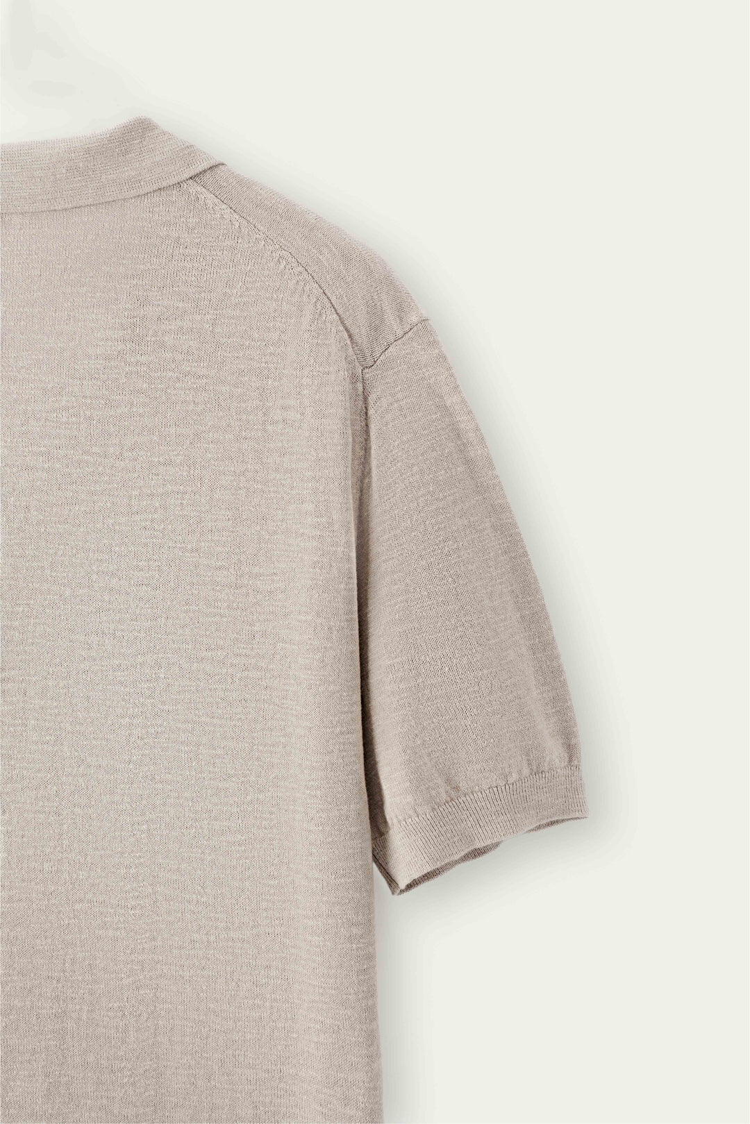 Rimal Linen-Cotton Knit Polo Shirt