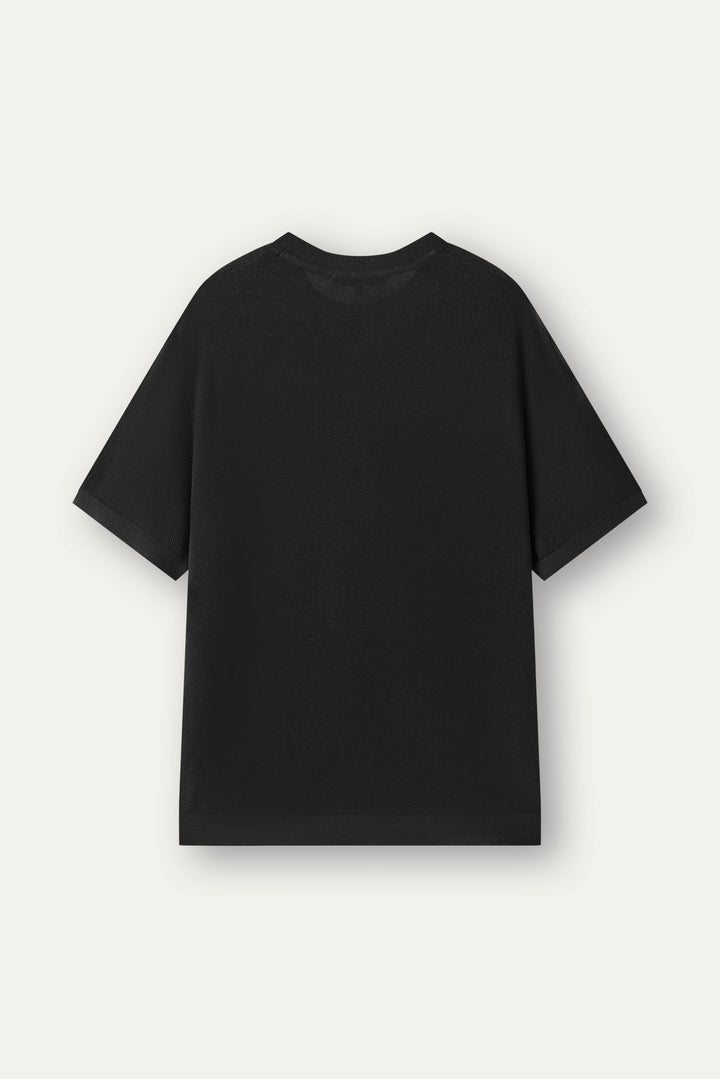 Naseem Textured Knit T-Shirt