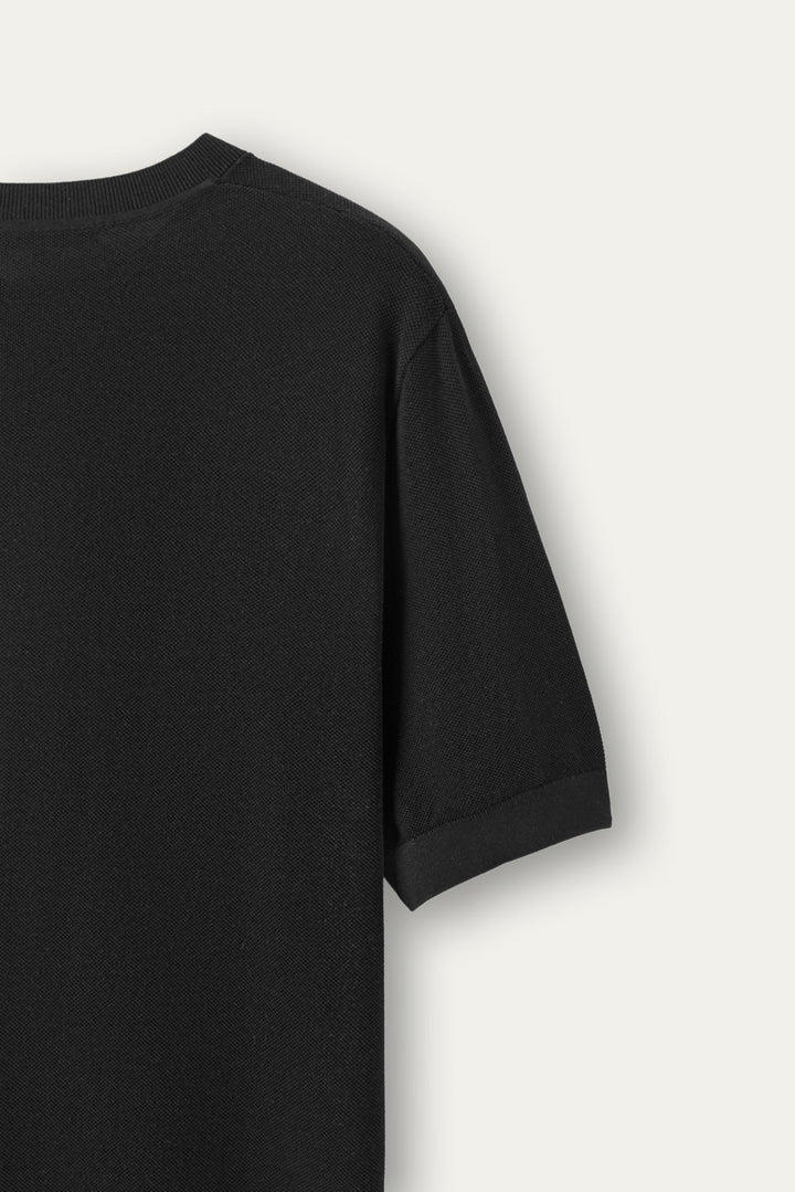Naseem Textured Knit T-Shirt