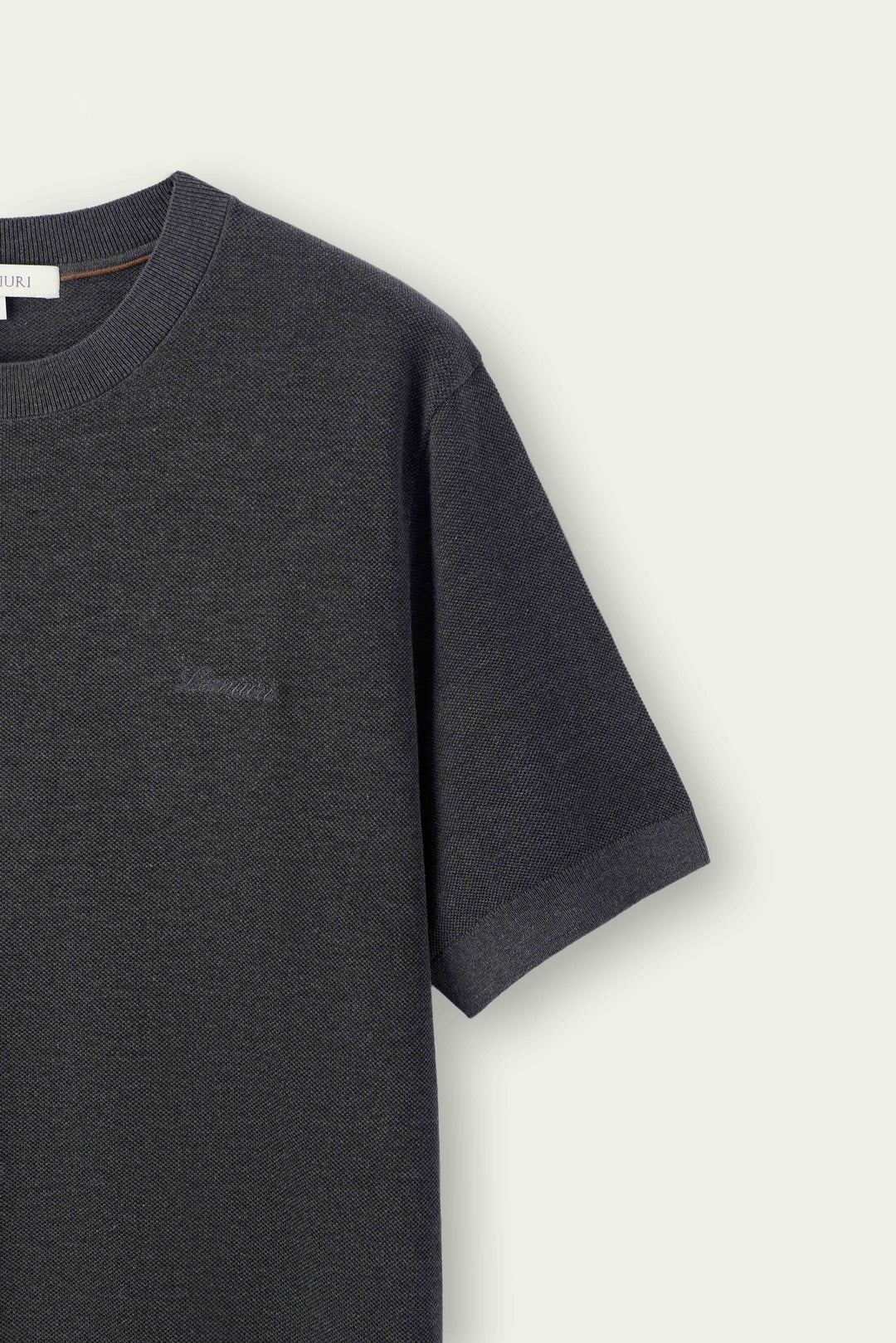 Naseem Textured Knit T-Shirt