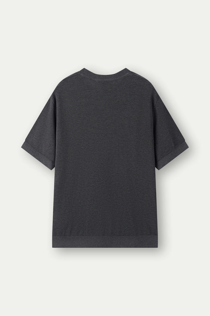 Naseem Textured Knit T-Shirt