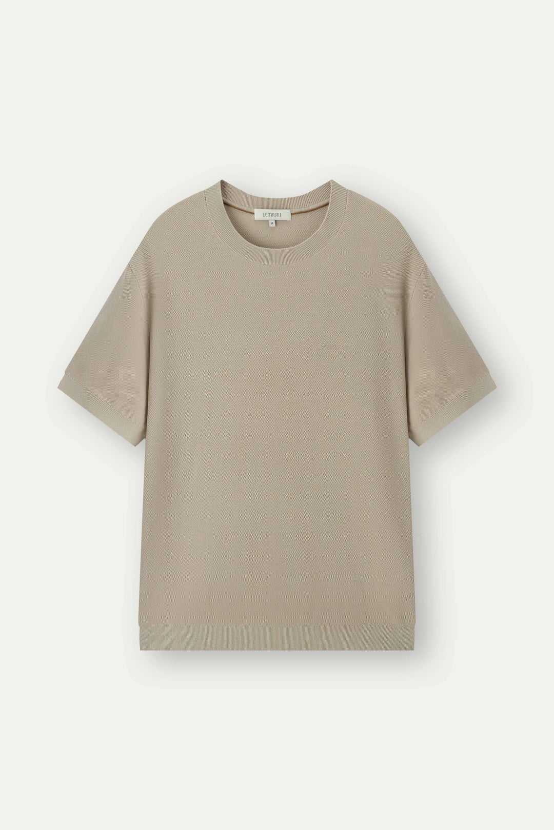 Naseem Textured Knit T-Shirt