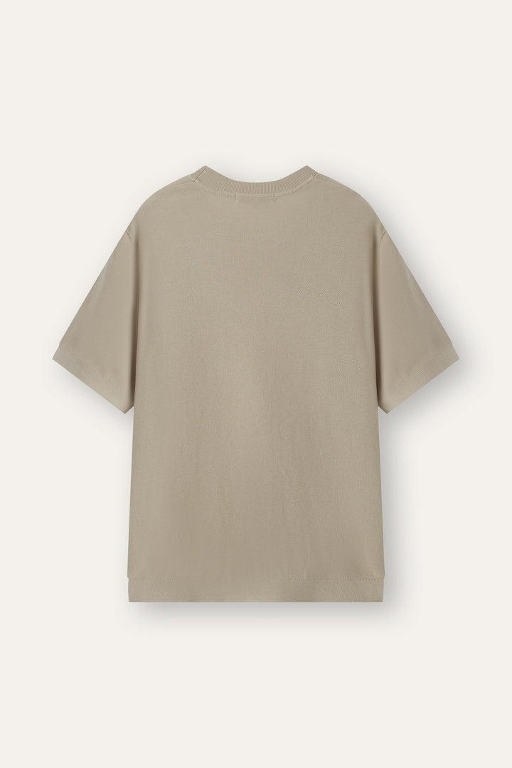 Naseem Textured Knit T-Shirt
