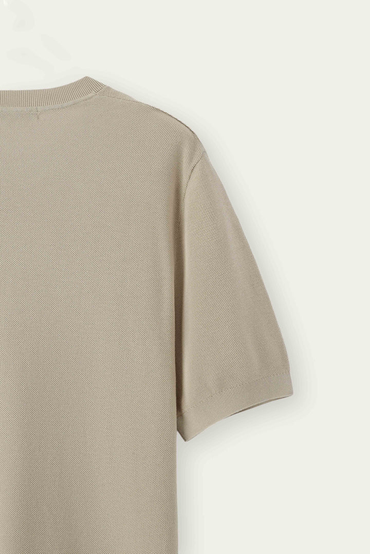 Naseem Textured Knit T-Shirt