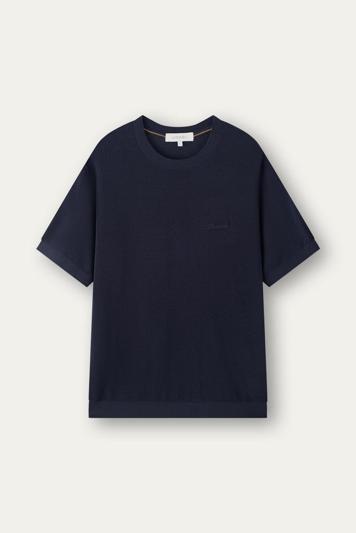 Naseem Textured Knit T-Shirt