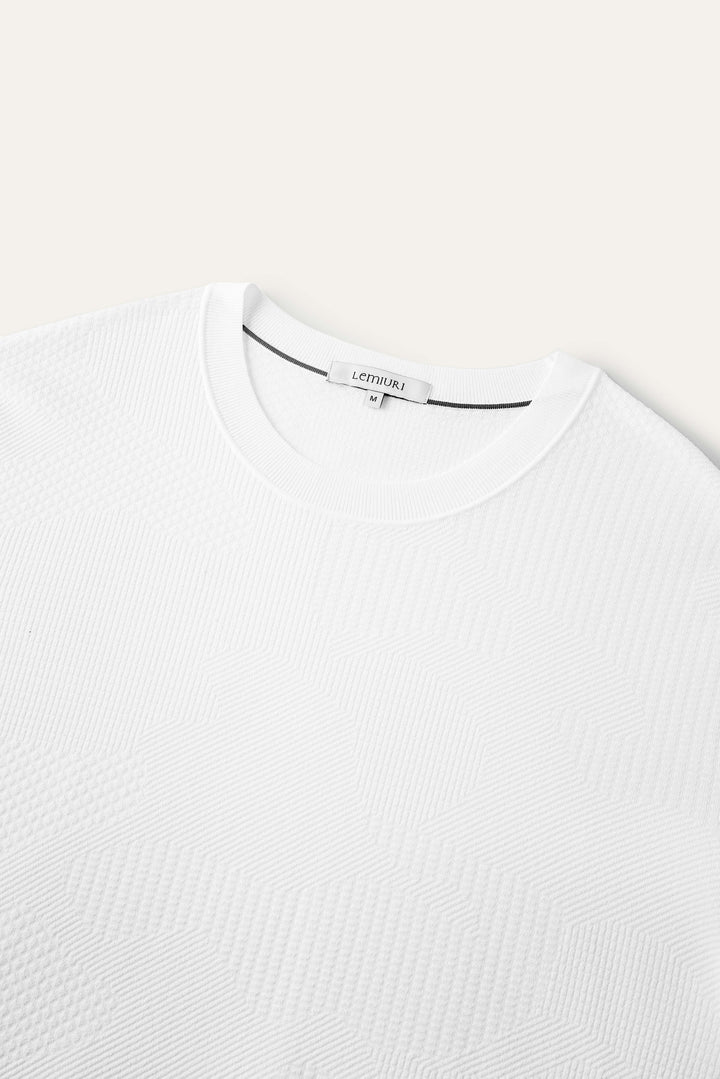 Arco Textured Knit T-Shirt