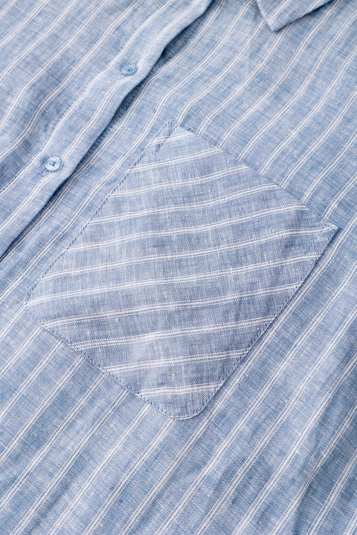 Aurelia Striped Linen Shirt