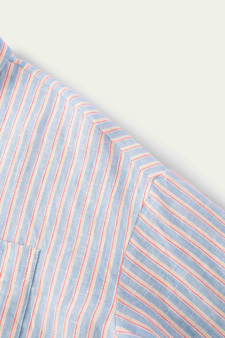Soleia Striped Linen Shirt