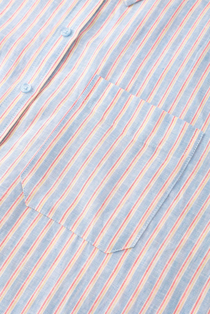 Soleia Striped Linen Shirt