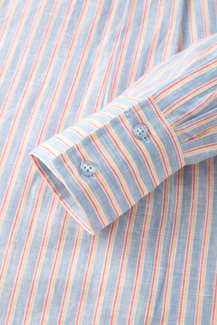 Soleia Striped Linen Shirt