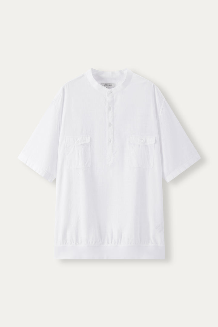 Luca Cotton Henley Shirt