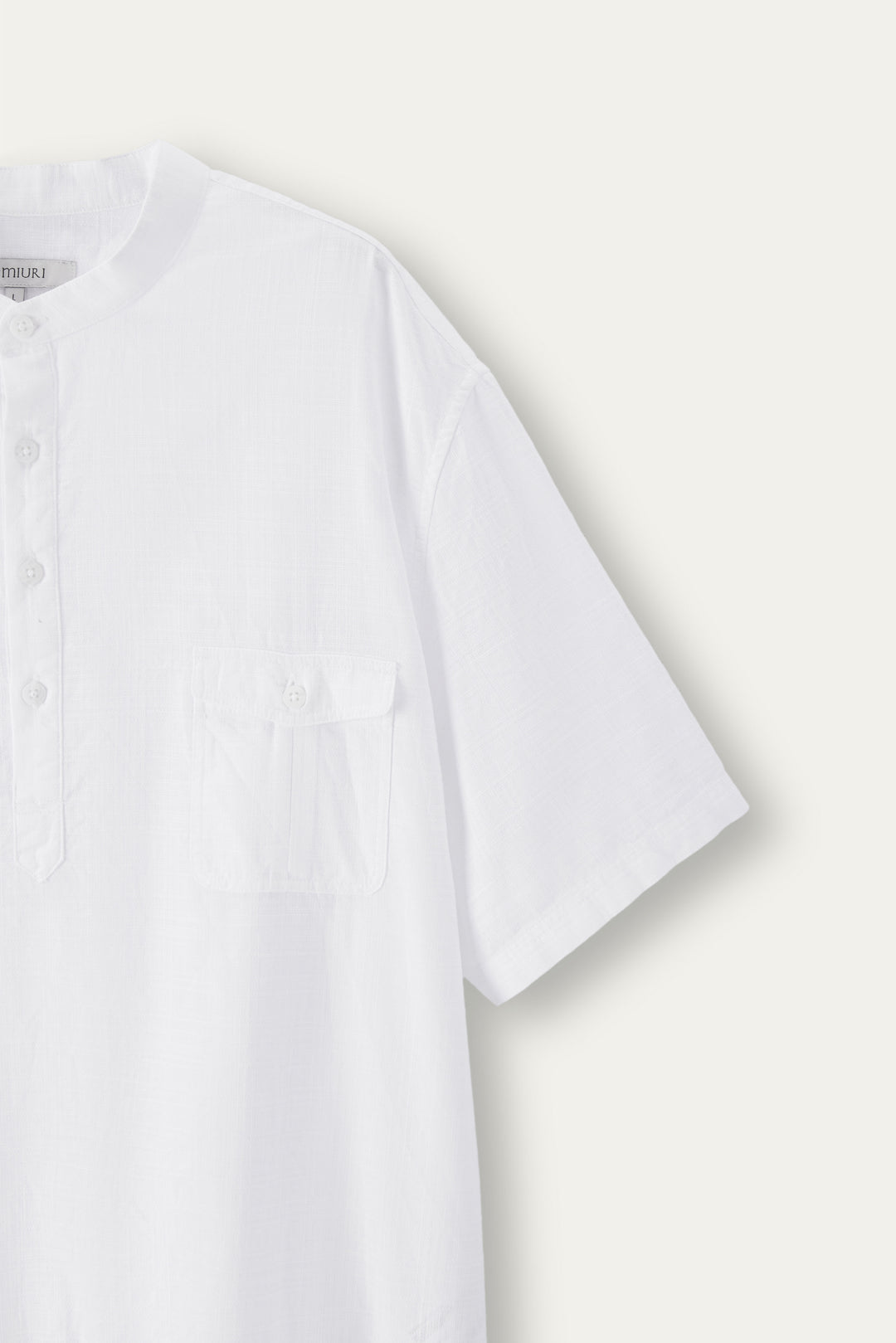 Luca Cotton Henley Shirt