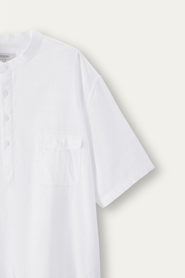 Luca Cotton Henley Shirt