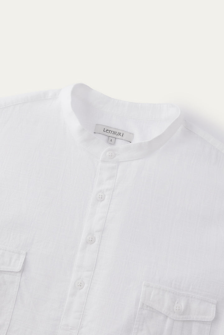 Luca Cotton Henley Shirt