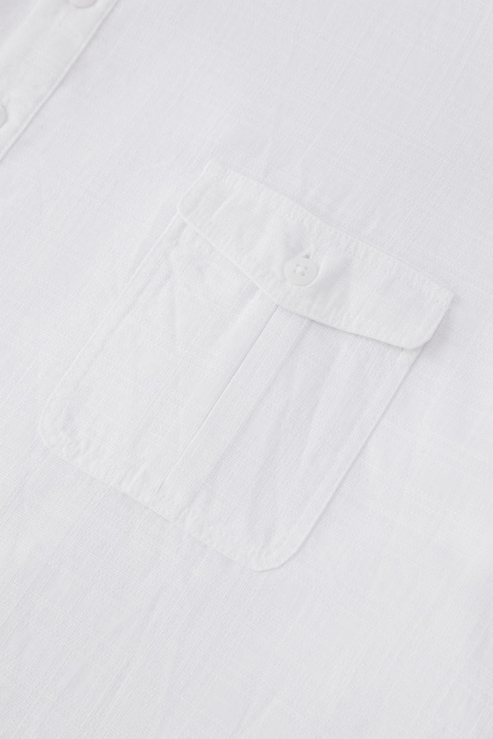 Luca Cotton Henley Shirt