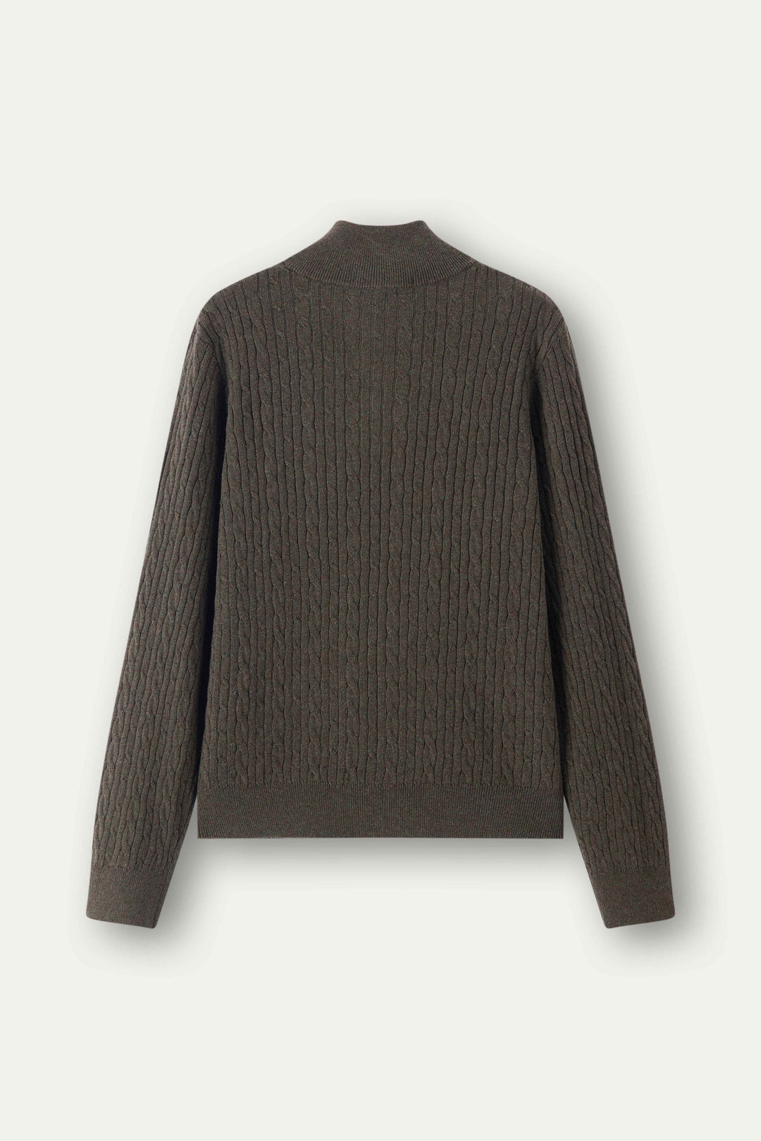 Elara Cable-Knit Half-Zip Sweater