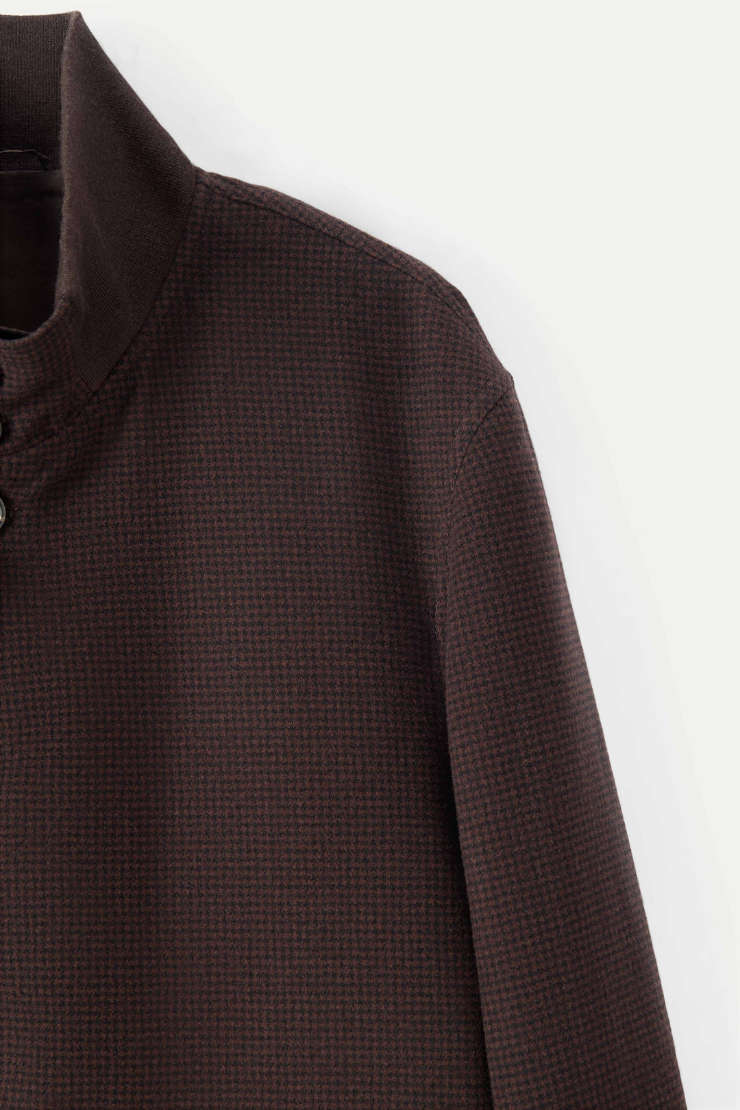 Zaydan Checked Wool Blouson