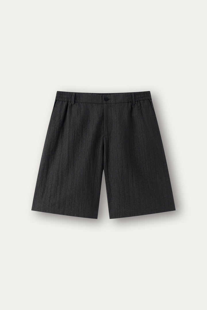 Sahl Textured Cotton-Lyocell Shorts