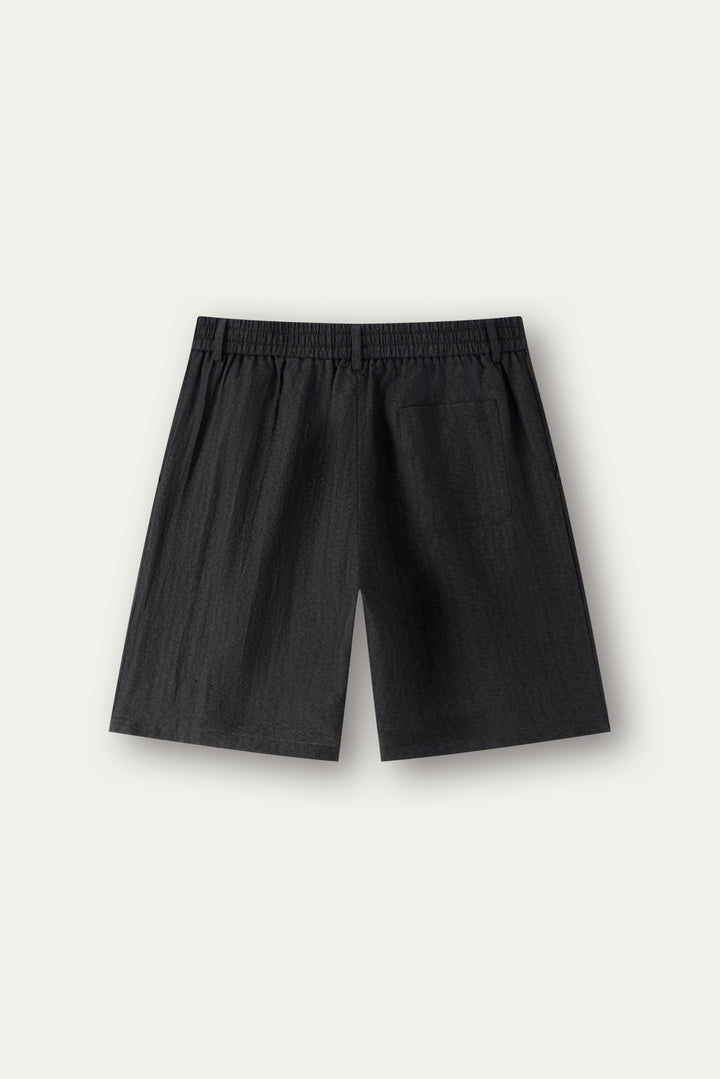 Sahl Textured Cotton-Lyocell Shorts