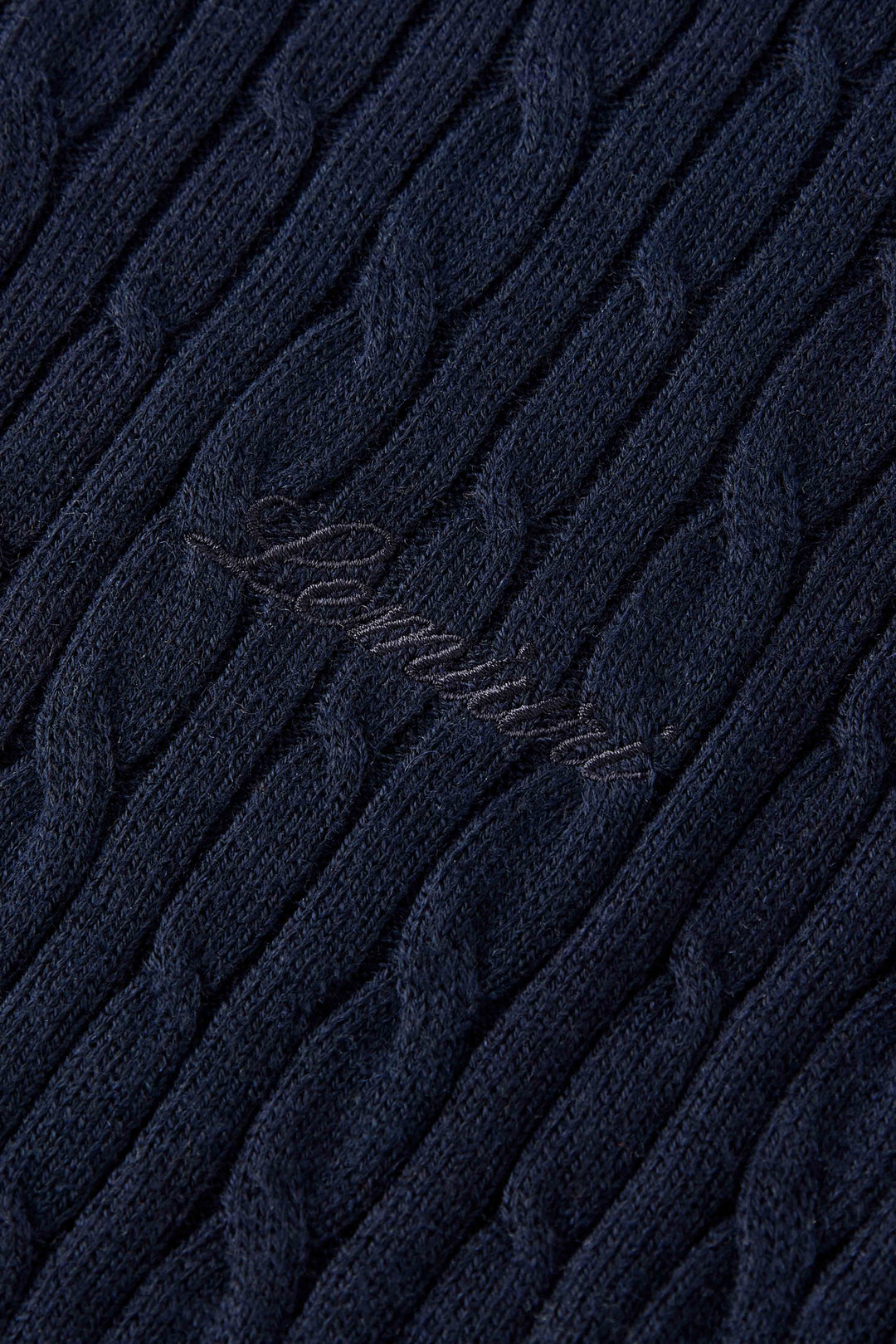 Elara Cable-Knit Half-Zip Sweater