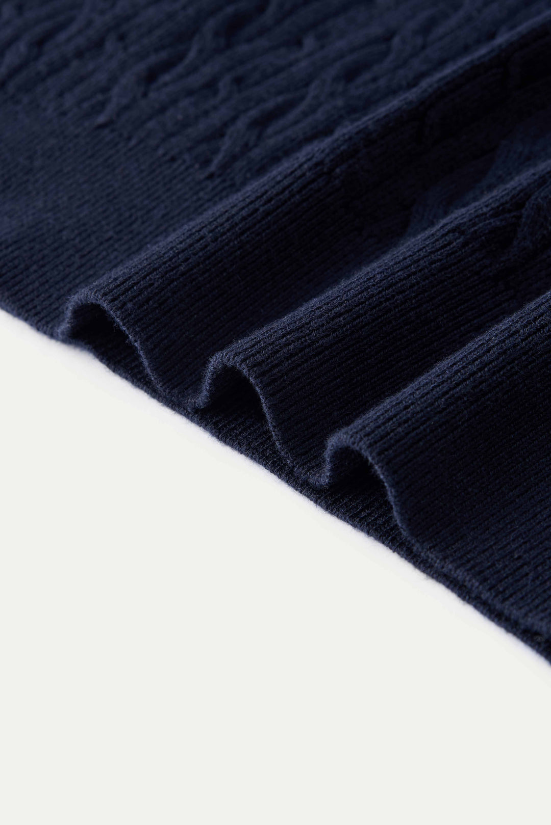 Elara Cable-Knit Half-Zip Sweater