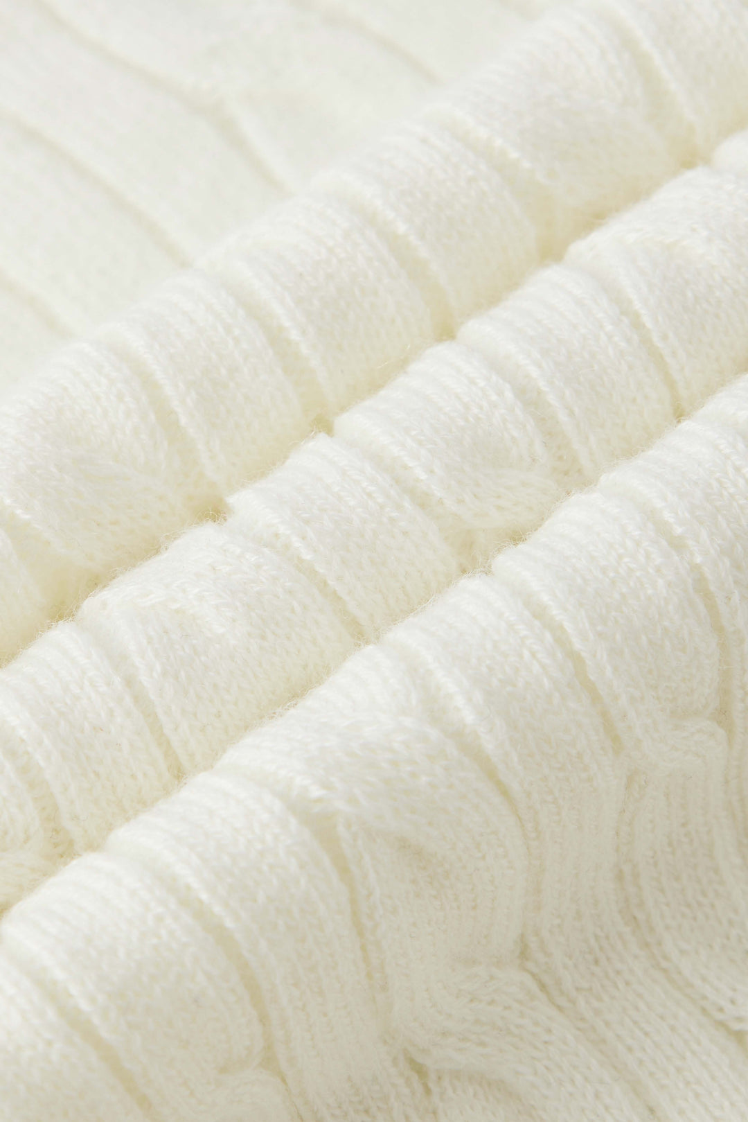 Elara Cable-Knit Half-Zip Sweater