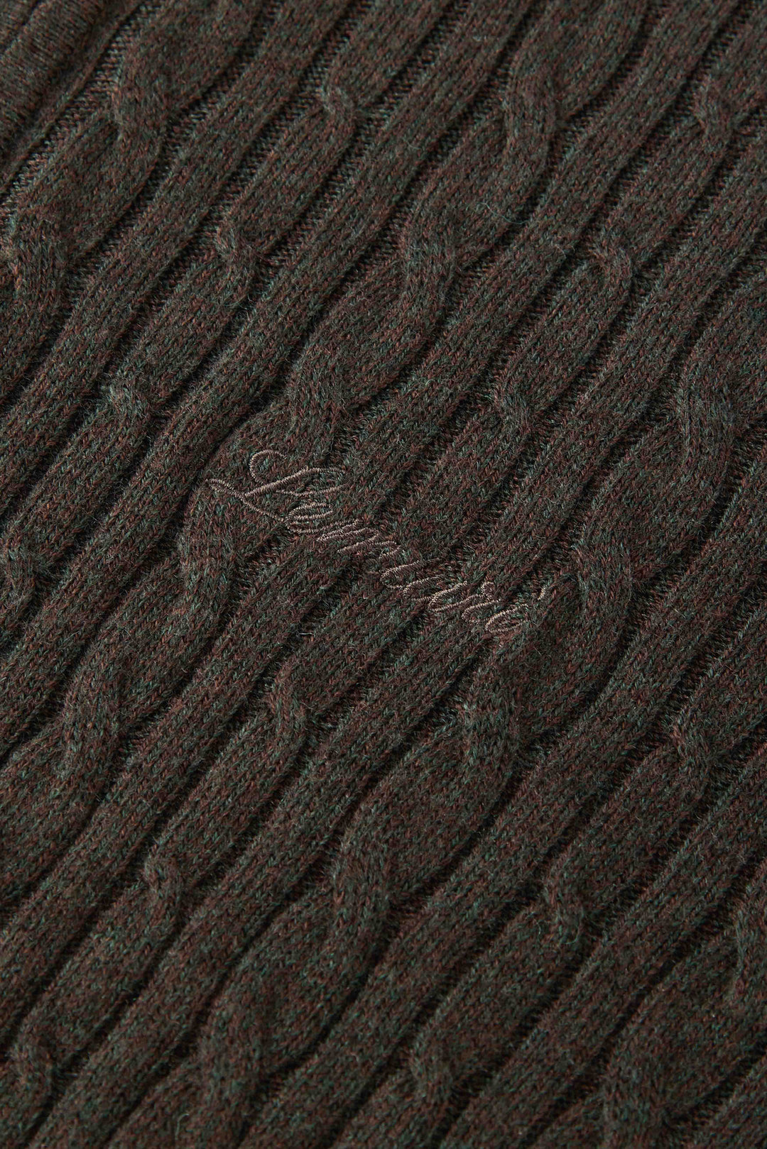 Elara Cable-Knit Half-Zip Sweater