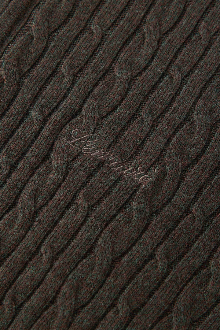 Elara Cable-Knit Half-Zip Sweater