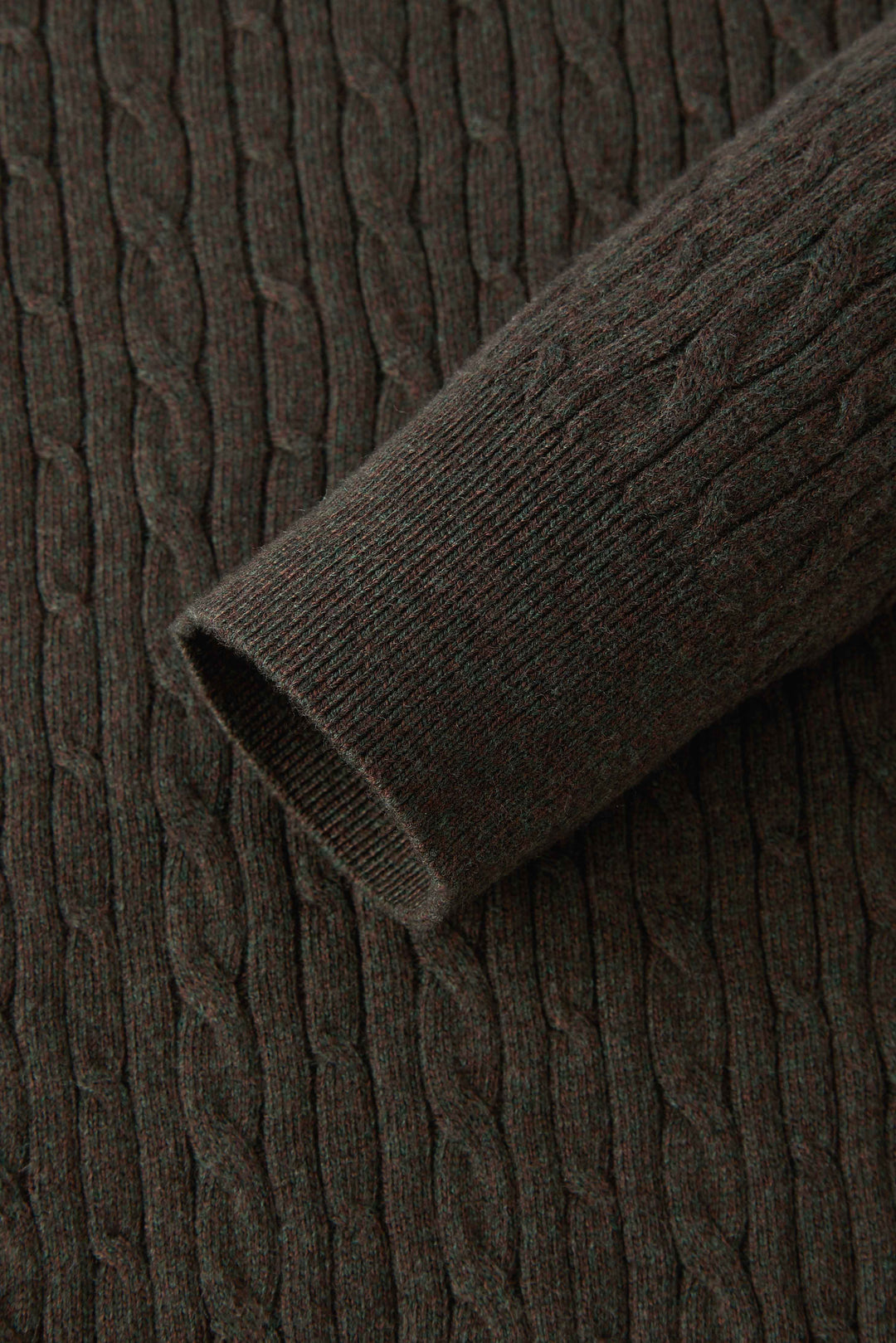 Elara Cable-Knit Half-Zip Sweater
