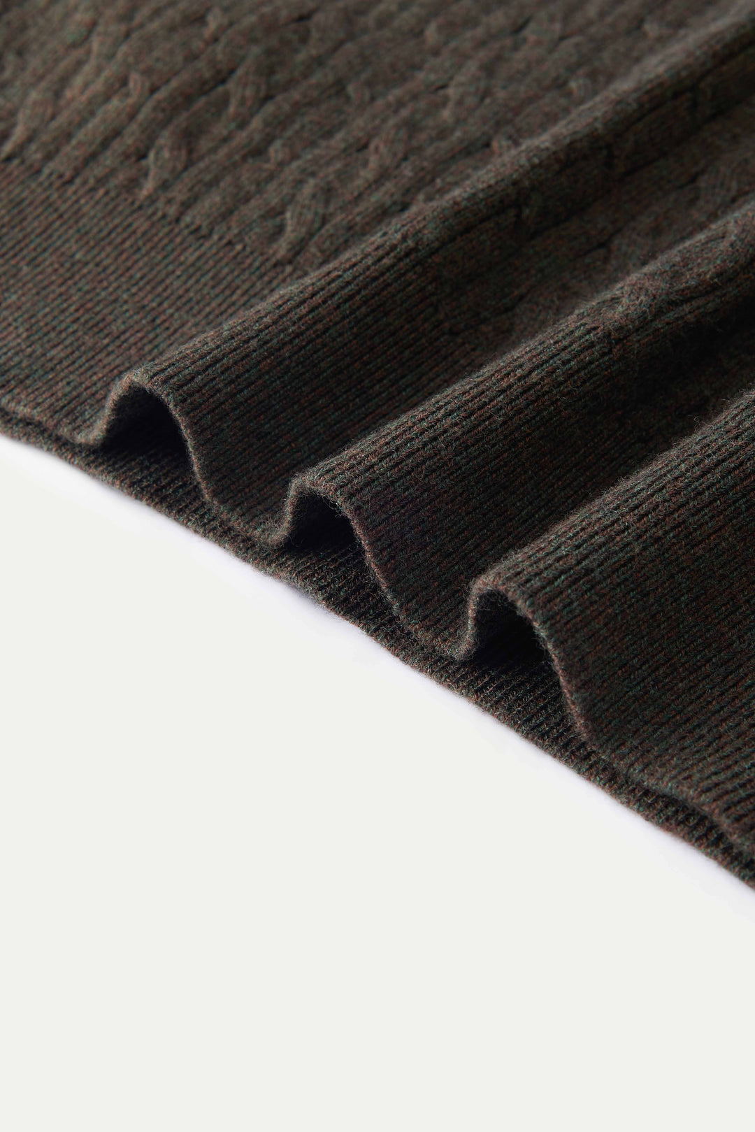 Elara Cable-Knit Half-Zip Sweater