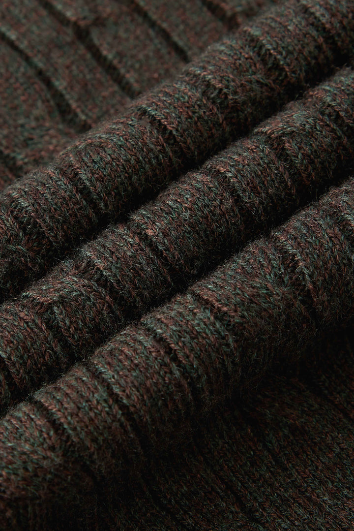 Elara Cable-Knit Half-Zip Sweater