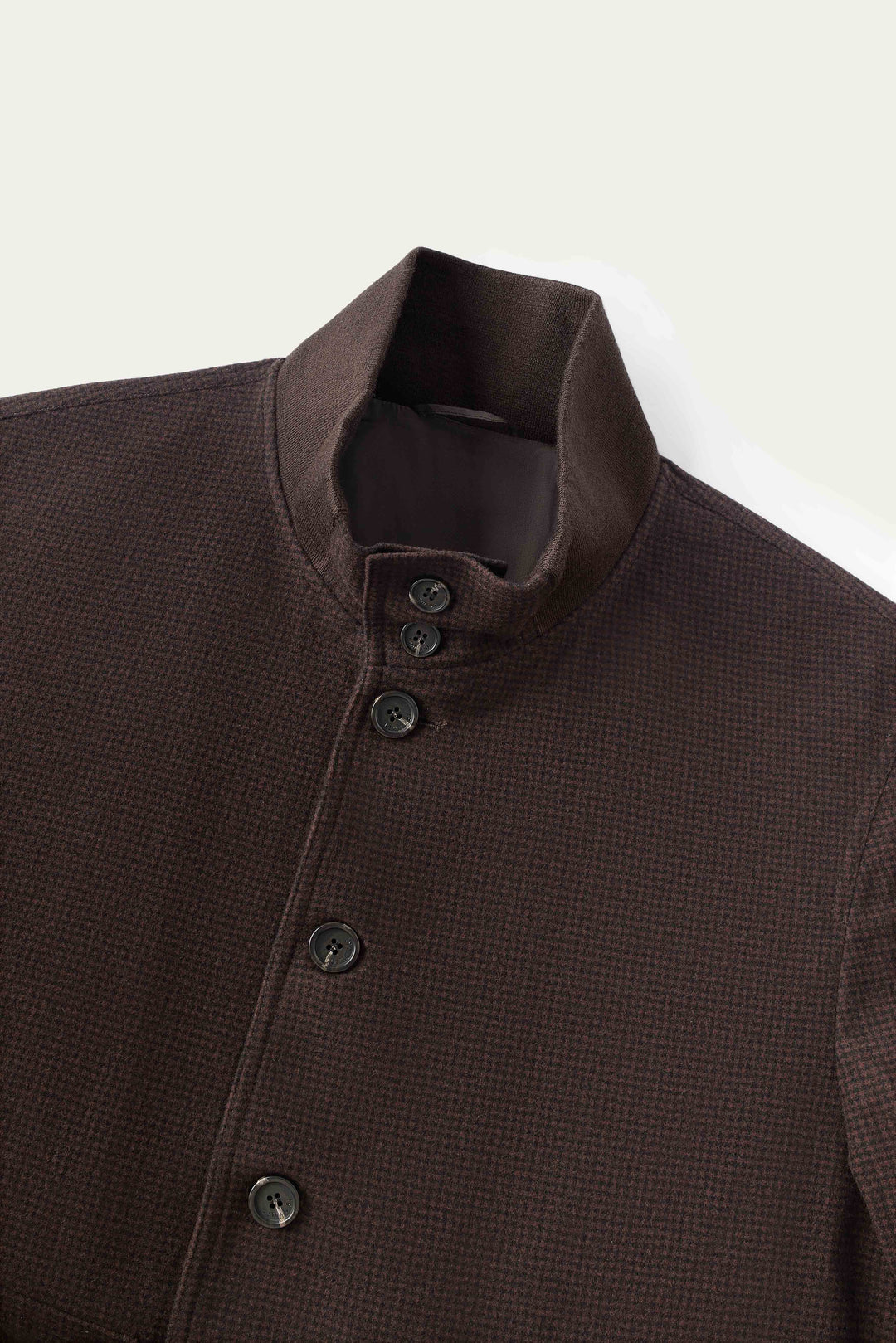 Zaydan Checked Wool Blouson