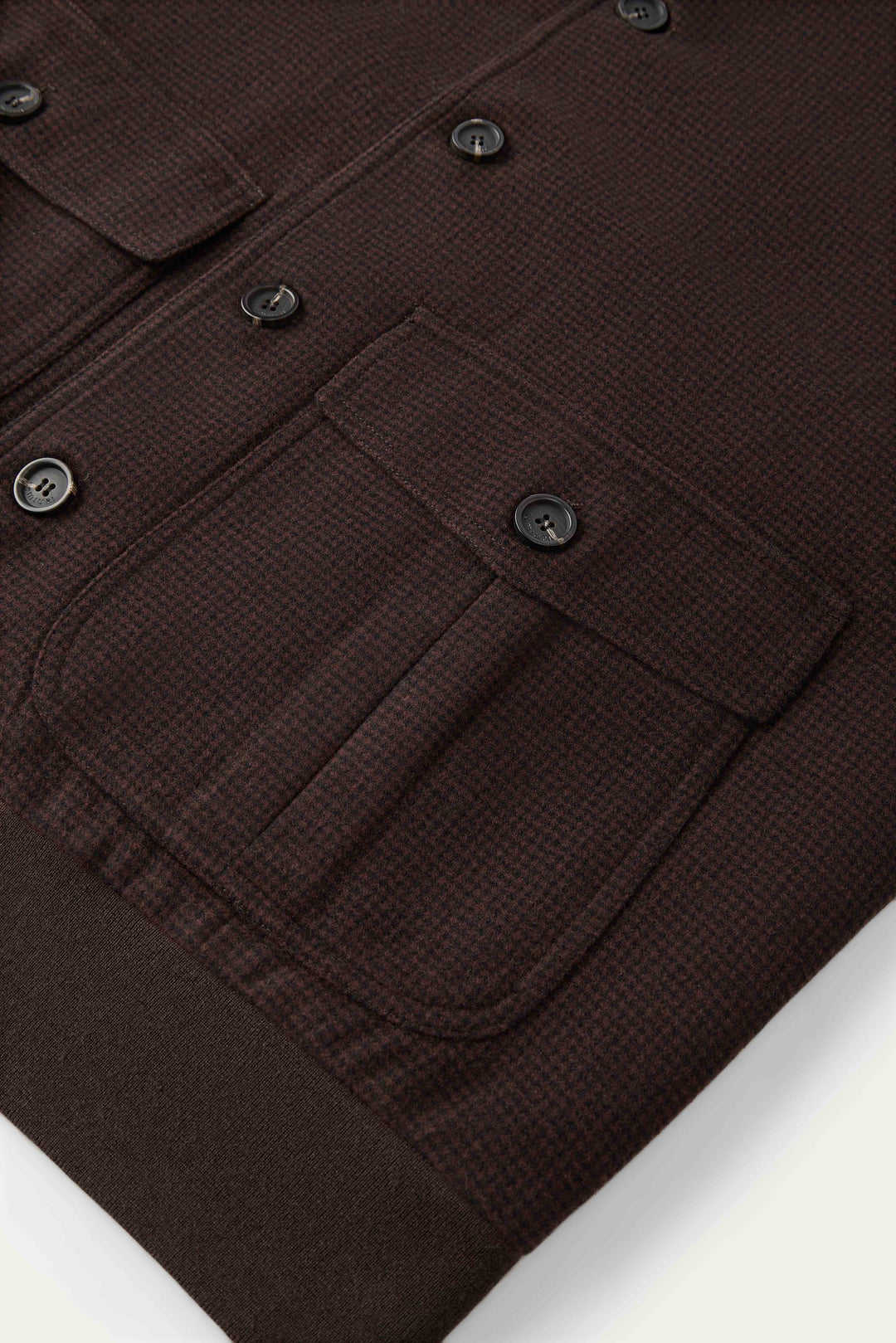 Zaydan Checked Wool Blouson